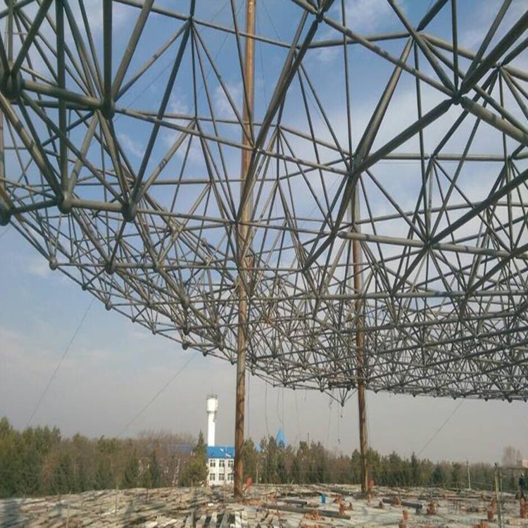 大石桥球形网架钢结构施工方案